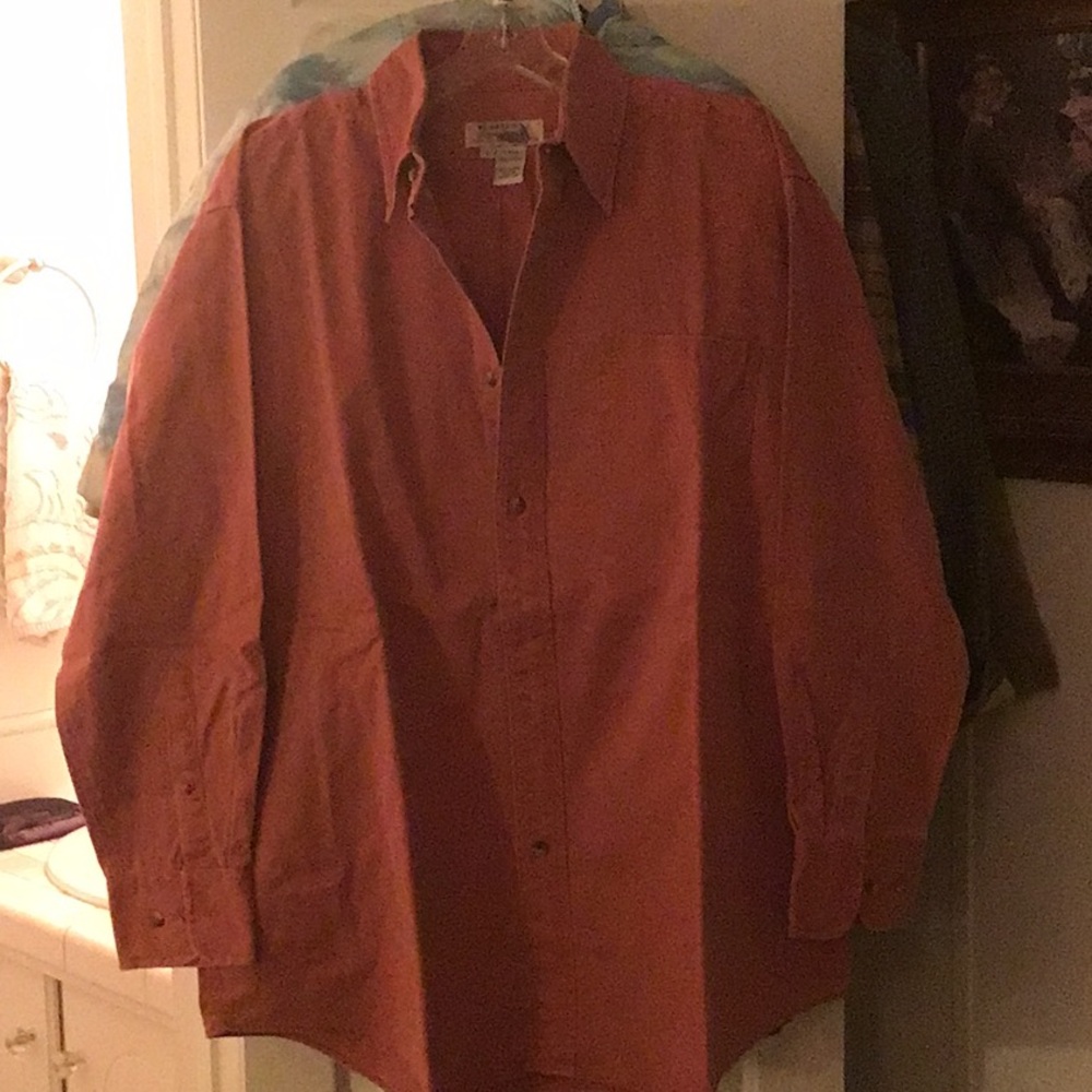 Murray's Toggery Nantucked Red Shirt Men's L Button-Down Long Sleeve Preppy